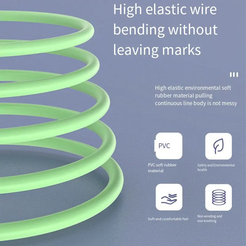 Liquid Silicone 5A Fast Charging USB-A Typec Micro Elbow Data Cable for Game for Samsung Xiaomi Huawei Mobile Phone Quick Cord