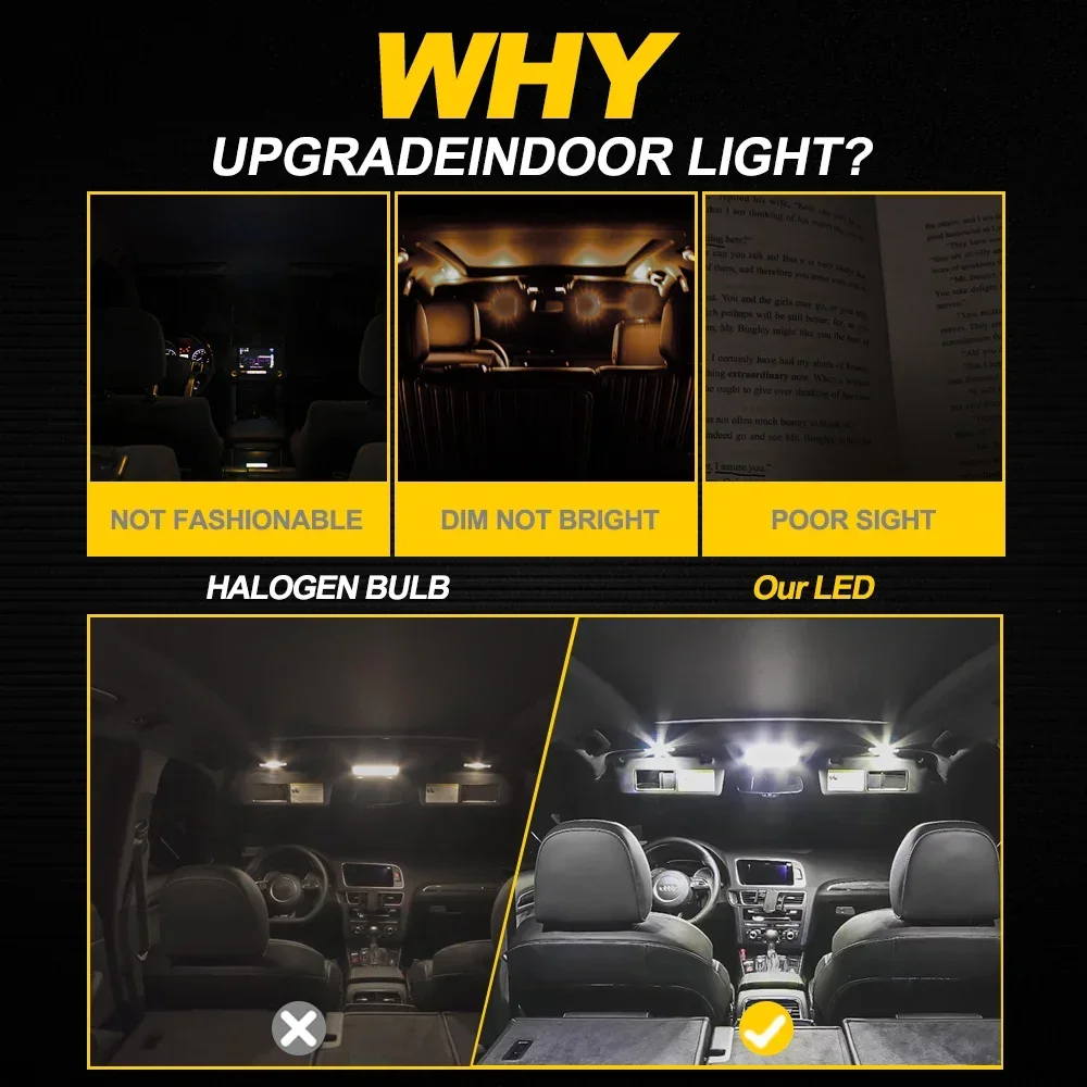 9 قطعة Canbus LED الداخلية جذع السقف خريطة قبة لوحة ترخيص طقم إضاءة لمازدا 2 Mazda2 2008- 2012 2013 2014 اكسسوارات السيارات #4