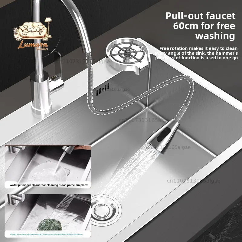 kitchen-vegetable-washing-basin-304-stainless-steel-sink-household-large-single-slot-handmade-basin-dishwashing-sink-nano