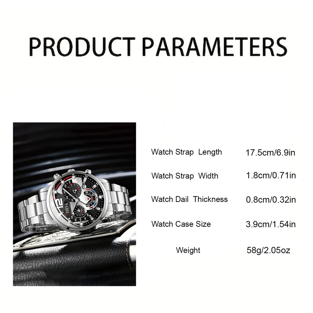 New Hot Watches Fashion Men Stainless Steel Watch Luxury Calendar Quartz Wristwatch Business Watches Man Clock Relogio Masculino