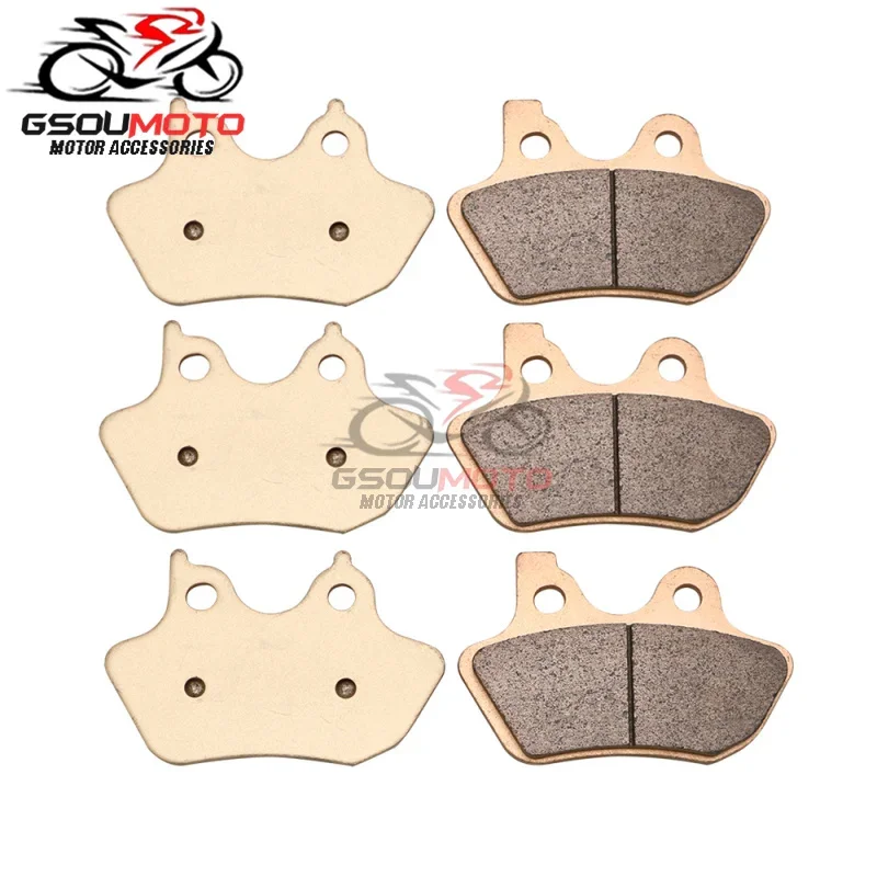 Front Rear Brake Pads For Harley Sportster XLH883 Flat Track 2000-2003 Custom XL883 R 100th Anniversary XL 53c 1200c 1200s 00-03