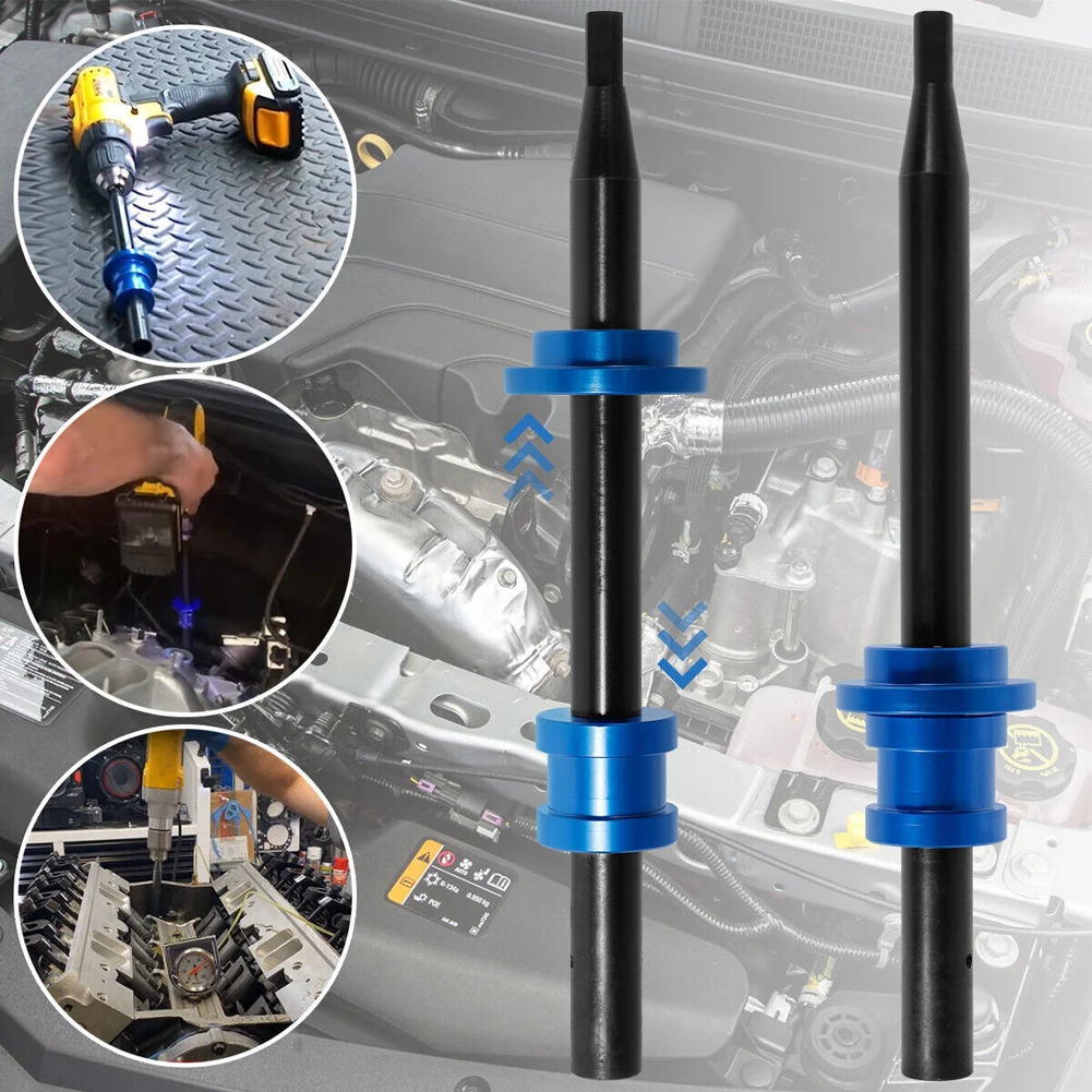 Herramienta de imprimación de bomba de aceite, herramienta de imprimación de bomba de aceite de aluminio, antioxidante para motor Chevy V6 V8, bloque pequeño y grande para Chevy 283 SBC 454 BBC