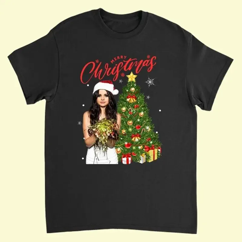 New Selena Gomez christmas For Fans S 5XL T Shirt CR216