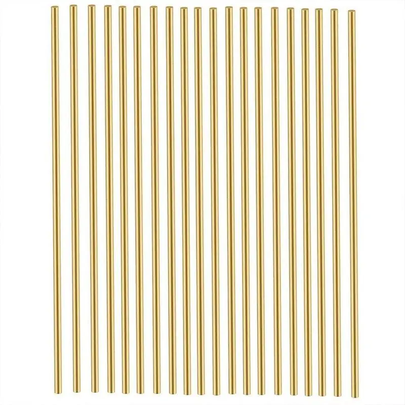 Varilla de latón para hacer cuchillos, piezas de remache, varilla de cobre, barra de cobre sólido para cuchillo plegable hecho de banco, bricolaje