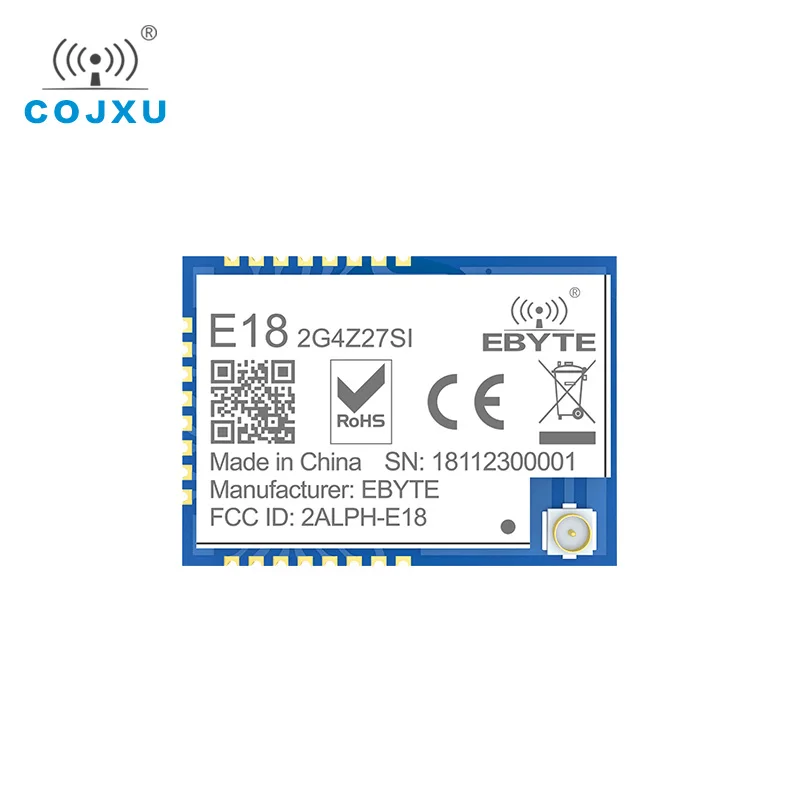 CC2530 Zigbee Wireless Module COJXU E18-2G4Z27SI 2.4Ghz 500mW 27dBm Wireless RF Transceiver Receiver IPEX Antenna for Smart Home