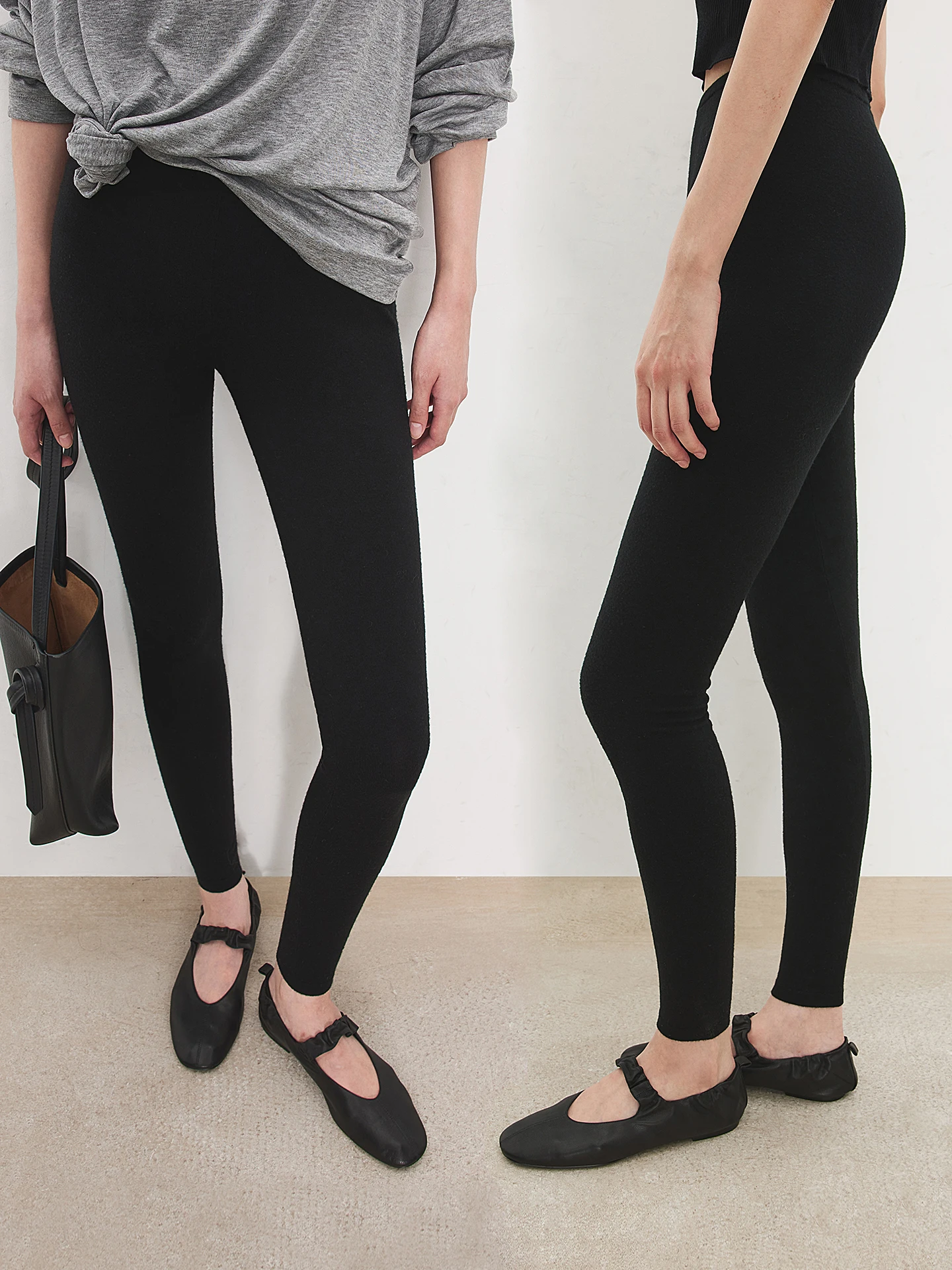 

High Elastici Woolen Base Layer Pants Chicjoc Sta Wear Slimming a Warm Bamboo Leggings Women's Faion Winter Trousers