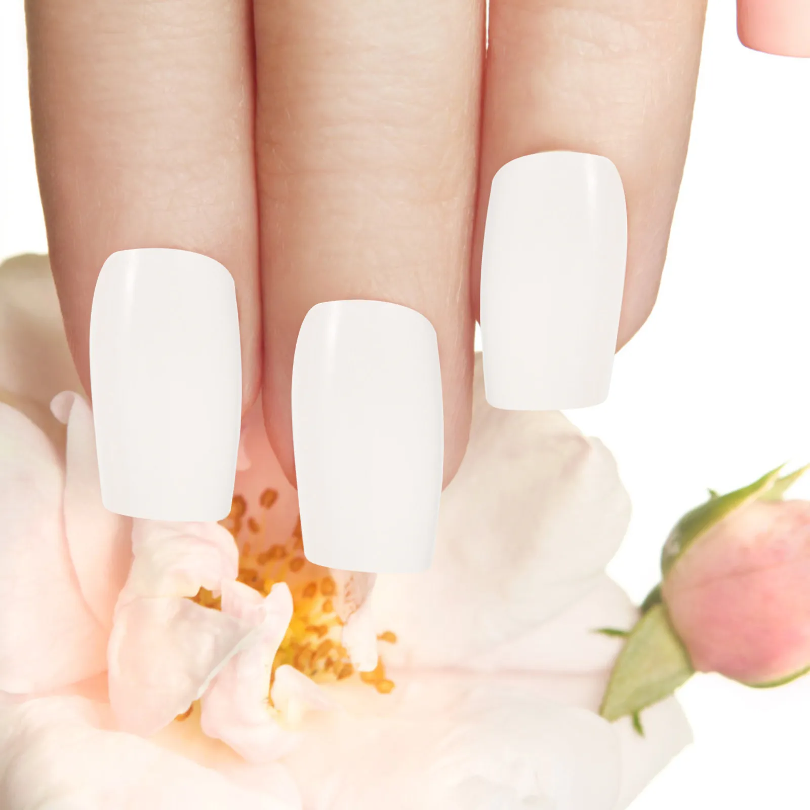 500Pcs Ballet Fake Nails Creative Coffin Shape False Nail Tips Long Plastic Nail Art Patch for Fashionable Manicure Salon Use