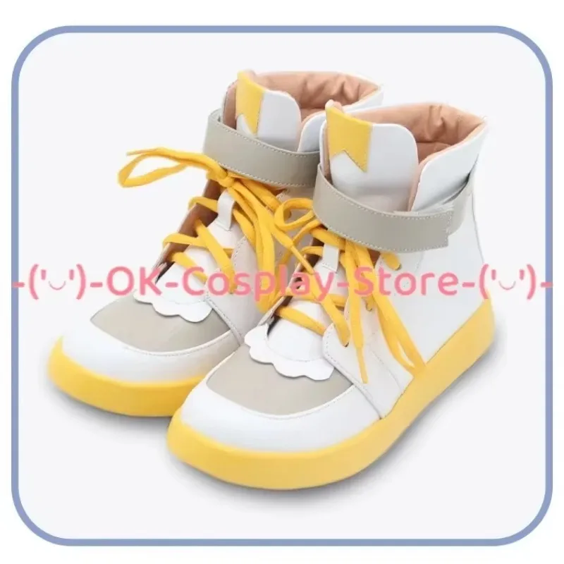 [Custom Made] Magic Future Len Cosplay Shoes Halloween Carnival Boots PU Leather Shoes Anime Cosplay Props