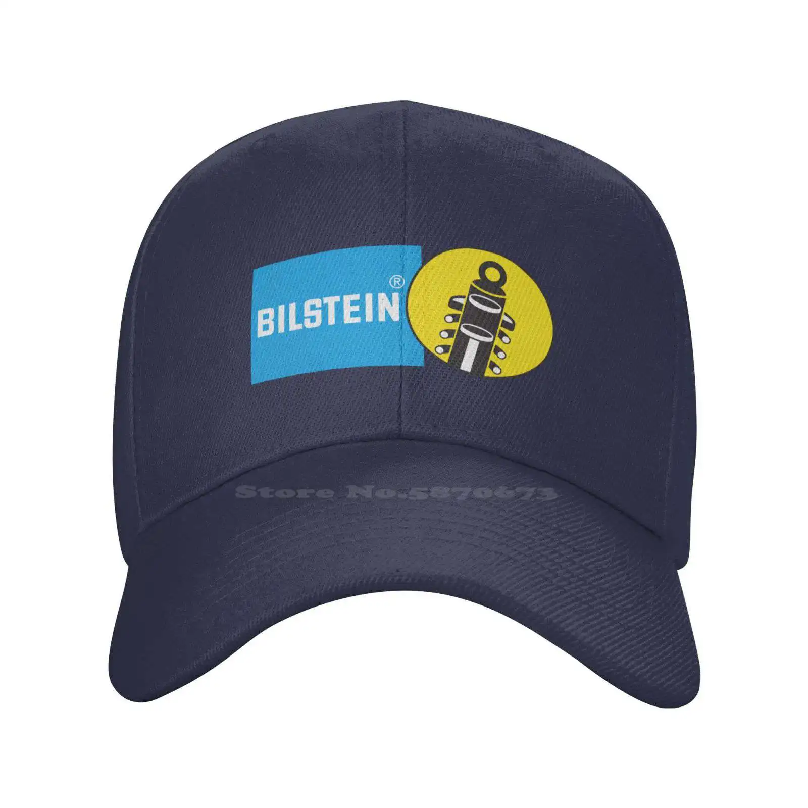 Bilstein Logo Print Graphic Casual Denim cap Knitted hat Baseball cap