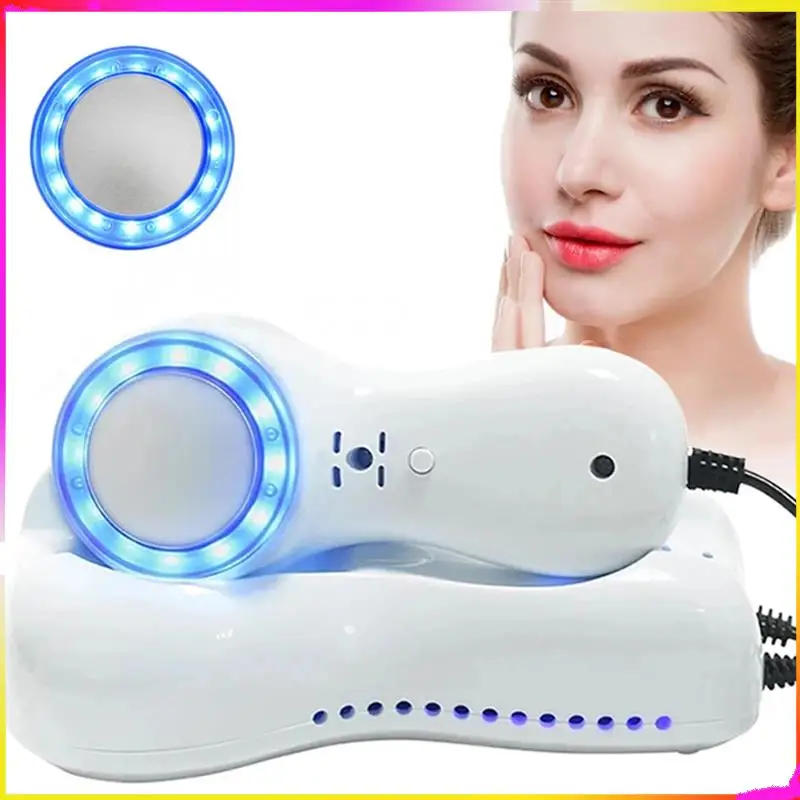 M04K الاتحاد الأوروبي التوصيل العلاج بالضوء الأزرق المطرقة الباردة تدليك بشرة الوجه رفع تشديد آلة العناية بالبشرة الجمال أداة