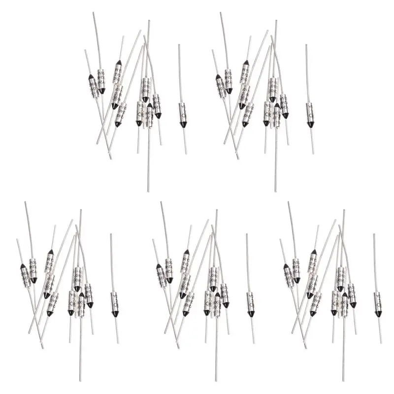A7THK-50 Pcs Circuit Cut Off TF 240 Celsius 250V 10A Temperature Thermal Fuses