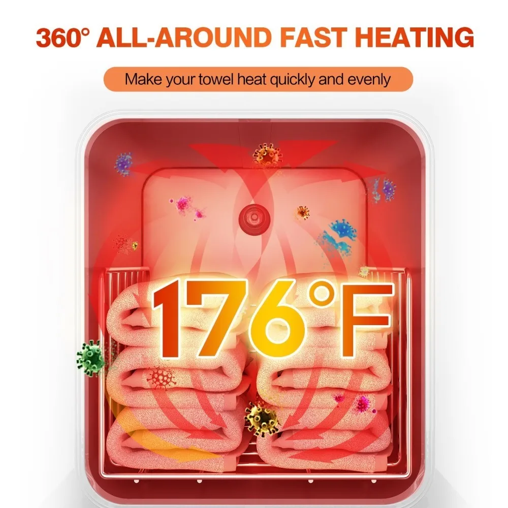 جودة عالية - خزانة لتدفئة المناشف، استخدام تسخين منشفة الحمام الساخن سعة 5 لتر لمنتجعات الوجه وتجميل الشعر ومعدات الصالونات والمنزل #3