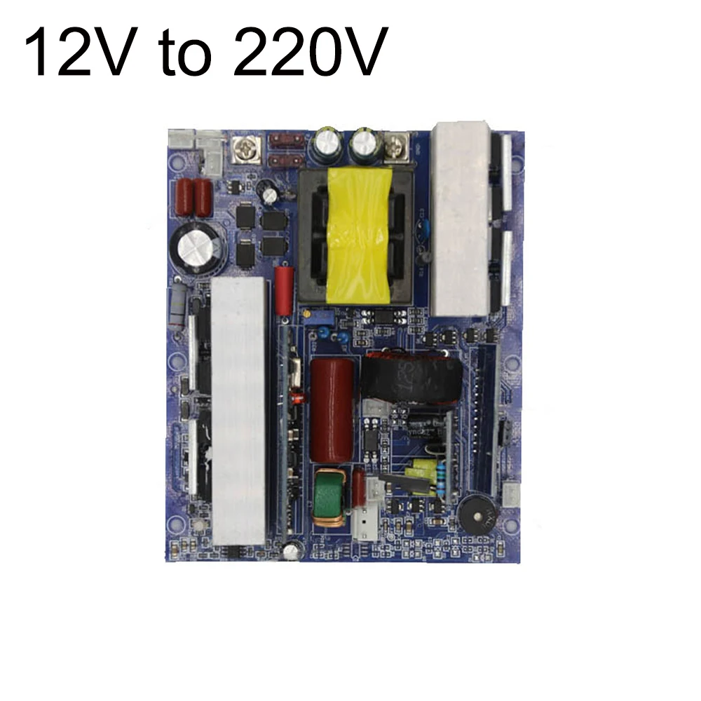 Placa base de inversor de onda sinusoidal pura, 50Hz, 12V/24V, entrada a 220V, salida de 500W, protección de sobrecarga/cortocircuito