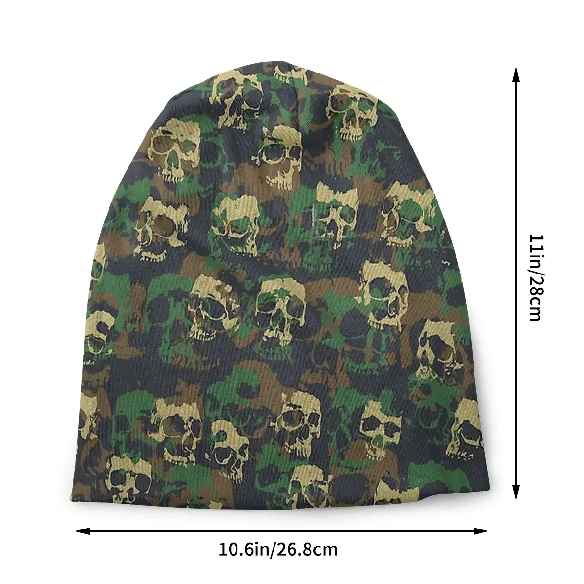 COD Airborne Division Shooting Game Men Women's Beanie Hats Skull Camo WOODLAND Knitted Hat Earmuff Bonnet Skullies Beanies