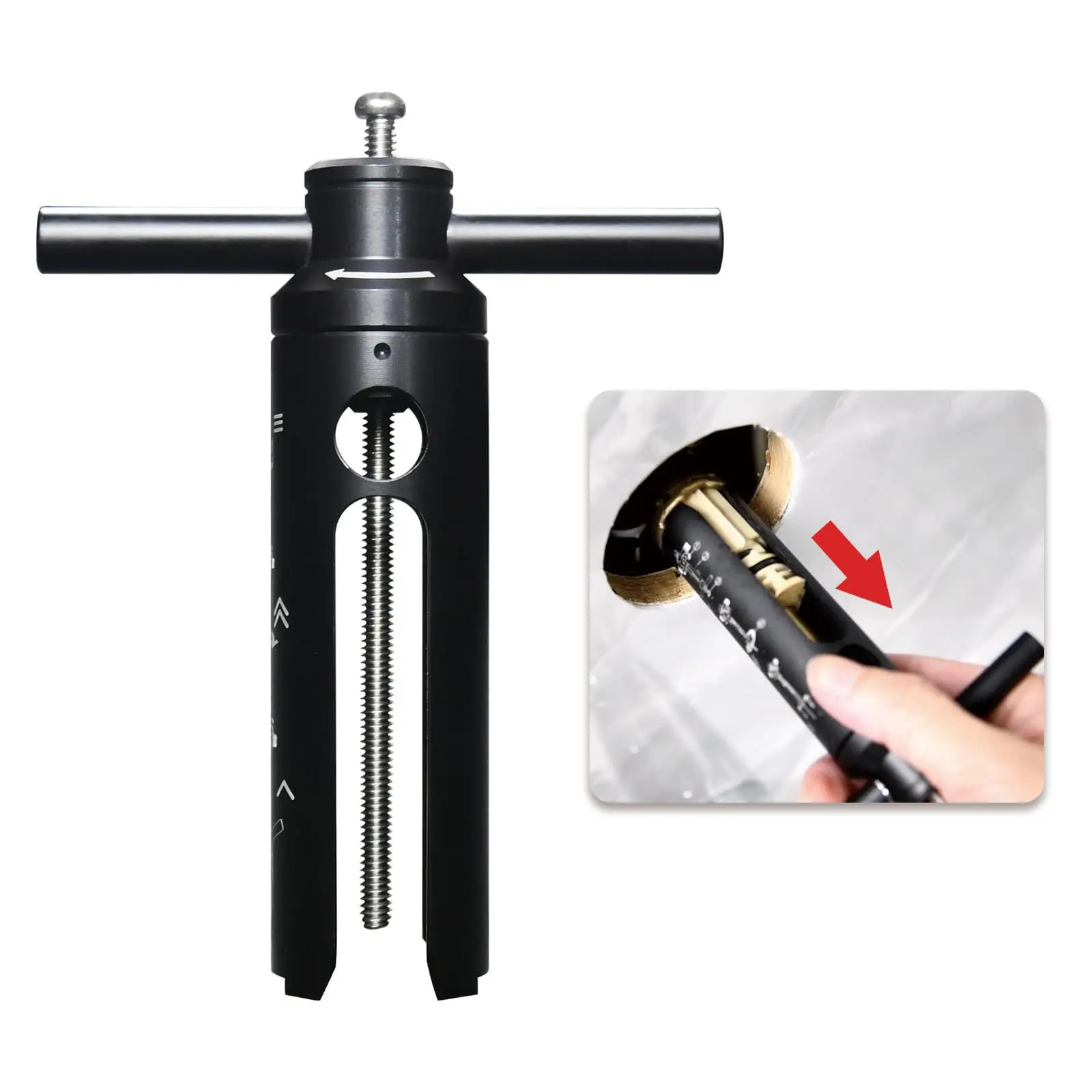 Shower Pump Valve Core Disassembly Repair Tool Pressure Balance Shower Pipe Easy to Use for Bathroom Bathtub Shower Pump Tool