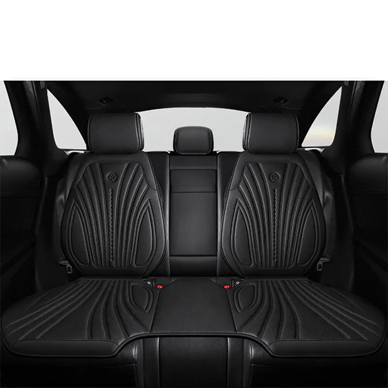 Funda para asiento de coche rosa y blanco, cojín Universal 98%, estera protectora de cuero, almohadilla para silla de vehículo, carcasa transpirable