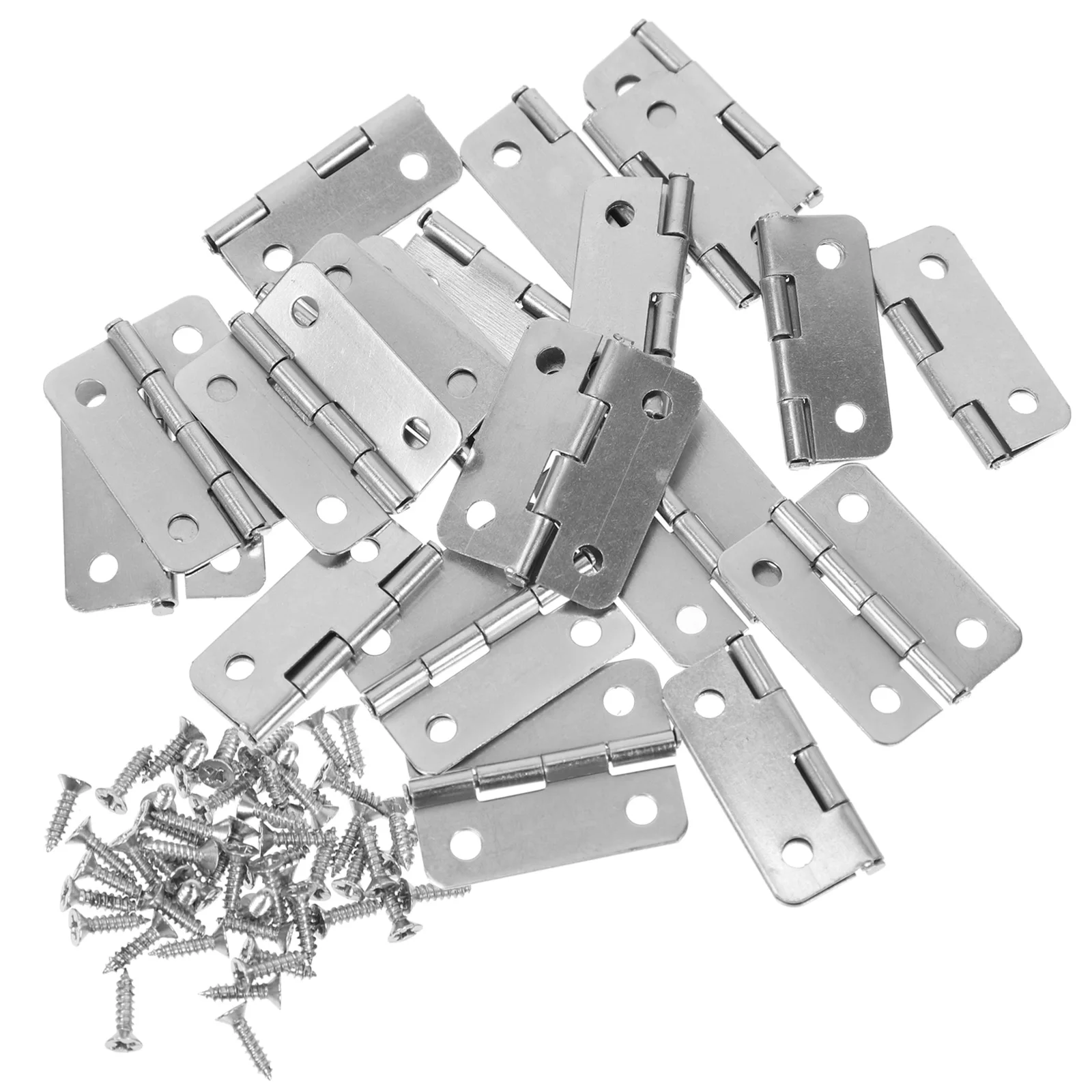 

20pcs Jewelry Box Decorative Drawer Hinge Mini Connector Iron Hardware Folding Hinges For Wooden Box Diy Accessories