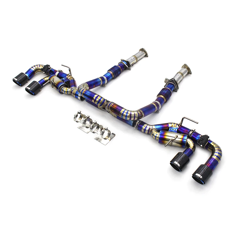 

Yooking Titanium Exhaust System For Chevrolet CORVETTE C8 (2019-2025) Valved Sport Exhaust Pipe Exhaust Downpipe