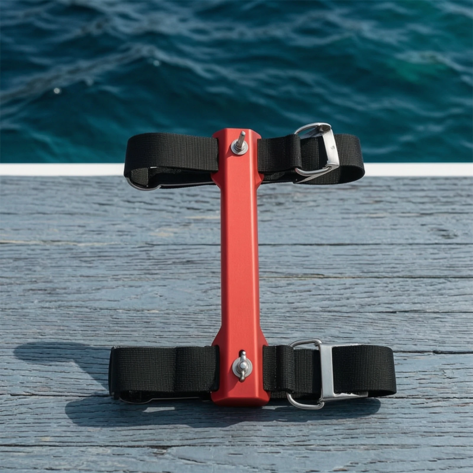 Single Tank Adapter with Strap Slots Easy to Install Backplate Convenient Scuba Diving Accessory for Divers view 4