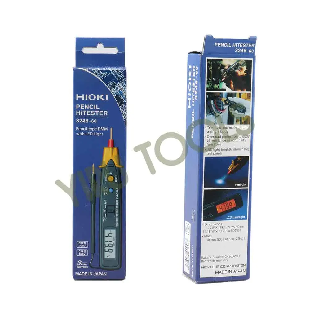 HIOKI 3246-60 PENCIL HiTESTER Pencil-style Pocket Digital Multimeter