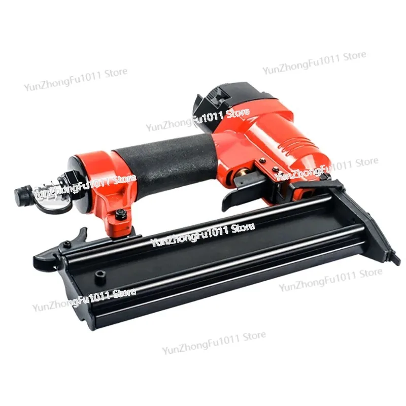 F50 Air Powered Nailer Furniture Stapler Staple Gun 1.25x1MM 10-50MM Woodworking Cordless Frame Gun
