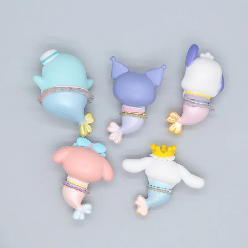 وصول جديد سانريو حورية البحر والكلب دمى قطيفة-كوروكو باتشاتي ميلودي وكلب القرفة ألعاب قابلة للجمع إكسسوارات الهدايا