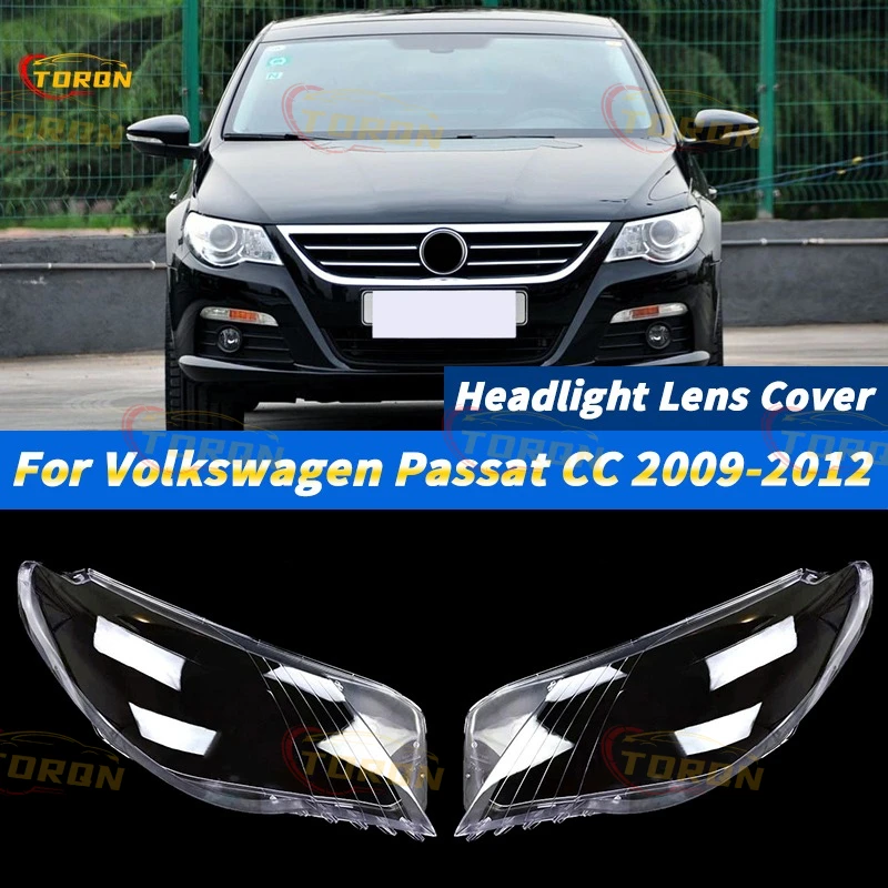 

For Volkswagen Passat CC 2009 2010 2011 2012 Car Headlight Cover cap Headlamp Shade Head Lamp headlight lamp cover car parts