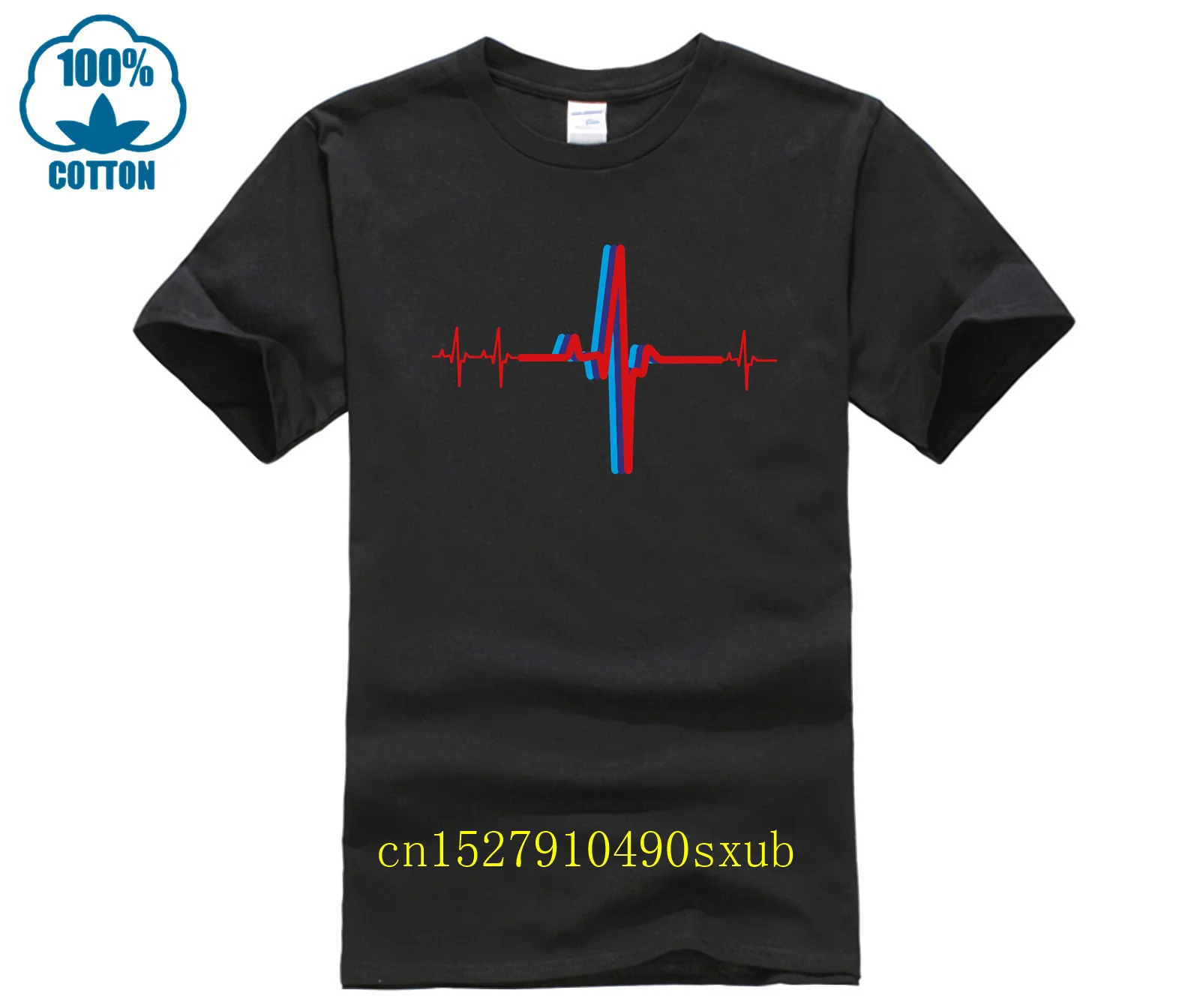 M POWER MOTORSPORTS HEARTBEAT BMW MEN HERREN T SHIRT CAR LONG SHORT SLEEVES