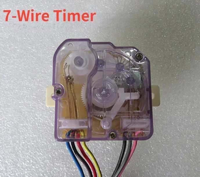 1PCS Universal for all brands of washing machines , semi-automatic double-bar washing machine wash timer timer switch 7-wire