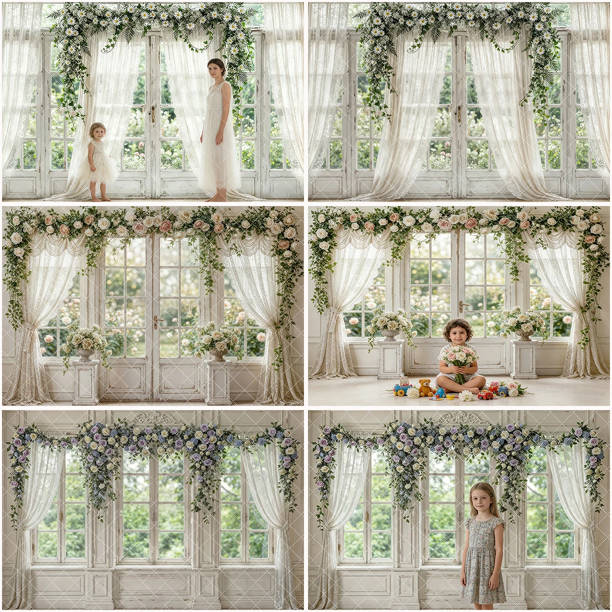 

Фон для фотосъемки «Садовые амбары» с цветами, весенний винтажный фон для портретов взрослых и детей, реквизит для фотостудии