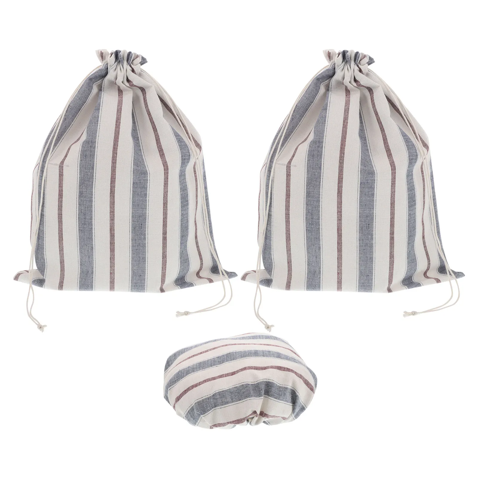

1 set Linen with Wrap Reusable Bread Storage Cover Storage Bread Lunch Bag Drawstring Closure Loaf Keeper Proofing Cover