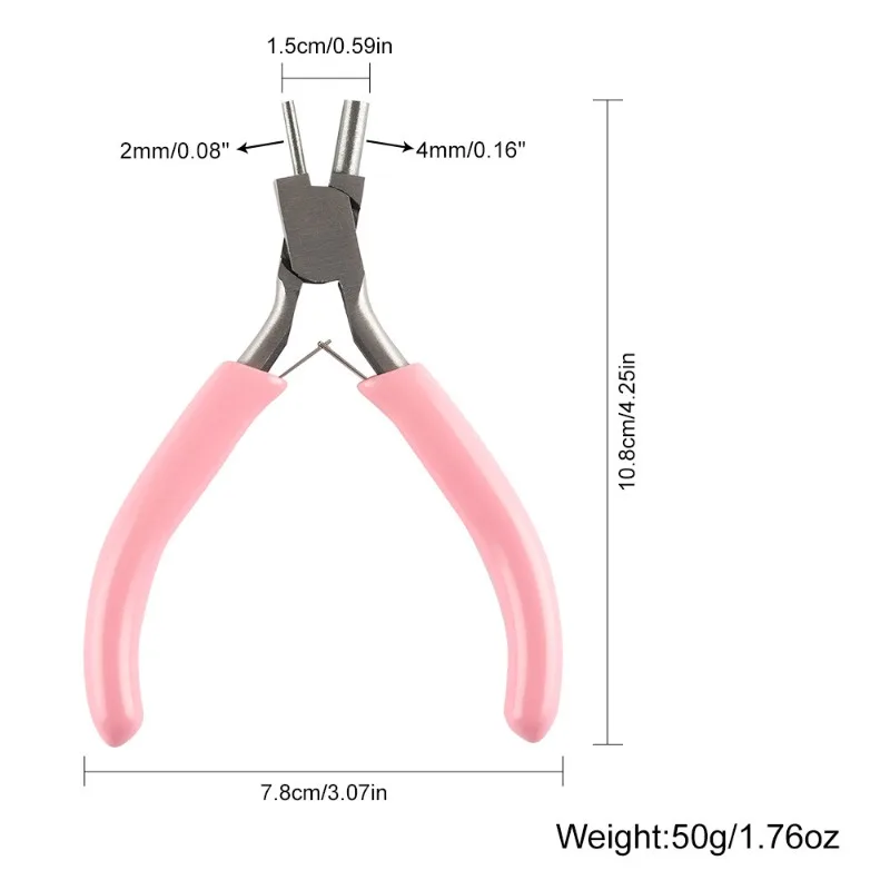 Multi-Purpose Wire Bending Pliers Jewelry Making Tool with Comfortable Grip Handle for Craft Repair DIY Beading Forming