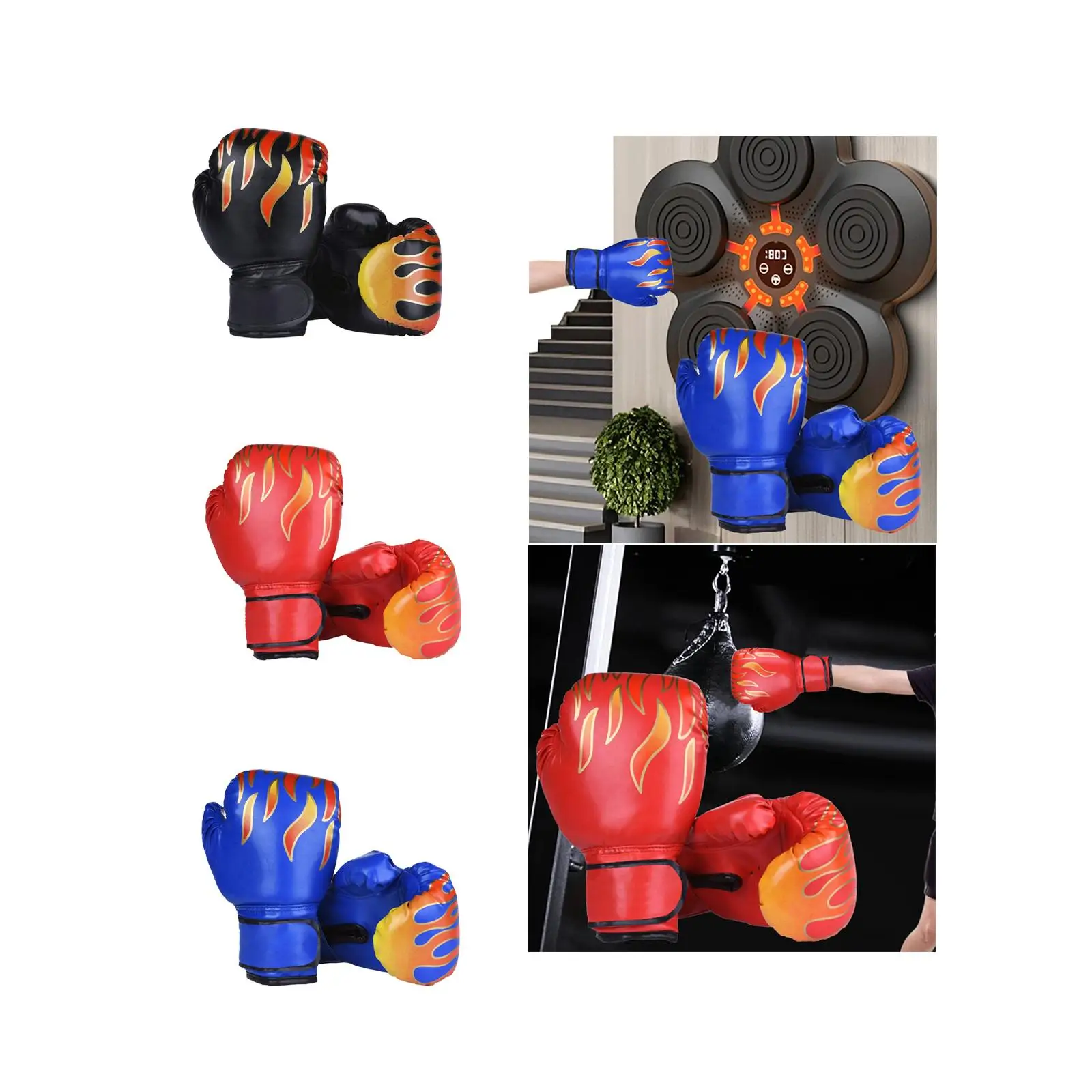 

Boxing Gloves for Kids Punching Gloves Comfortable 6oz Heavy Bag Gloves Sparring