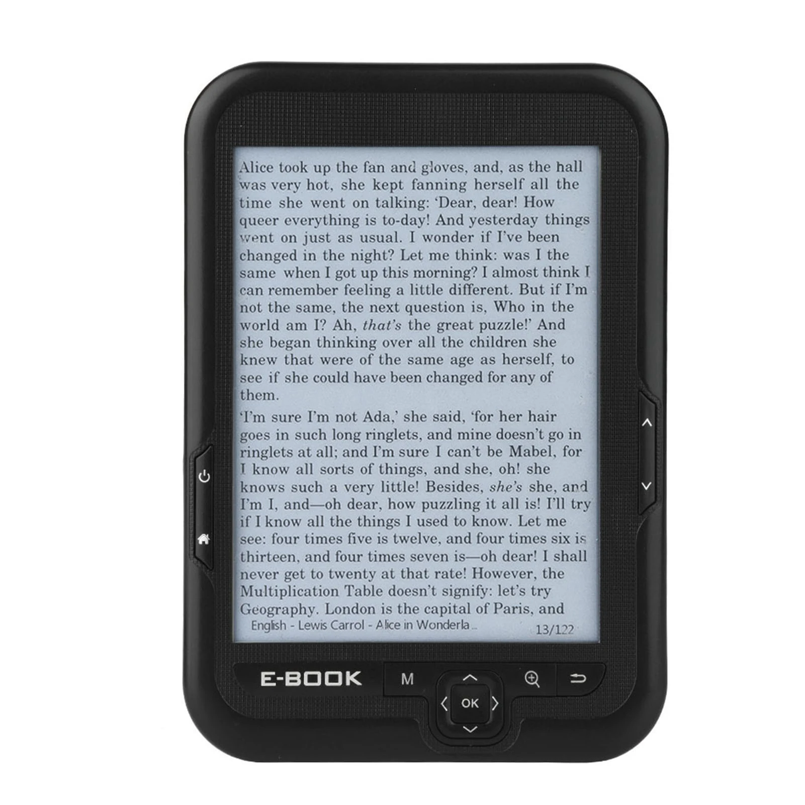 قارئ الكتب الإلكترونية الممتاز لحماية العين EInk 6 بوصة Ereader 600X800 دقة عرض 300 ديسيبل متوحد الخواص غطاء أزرق 8 جيجابايت خفيف الوزن