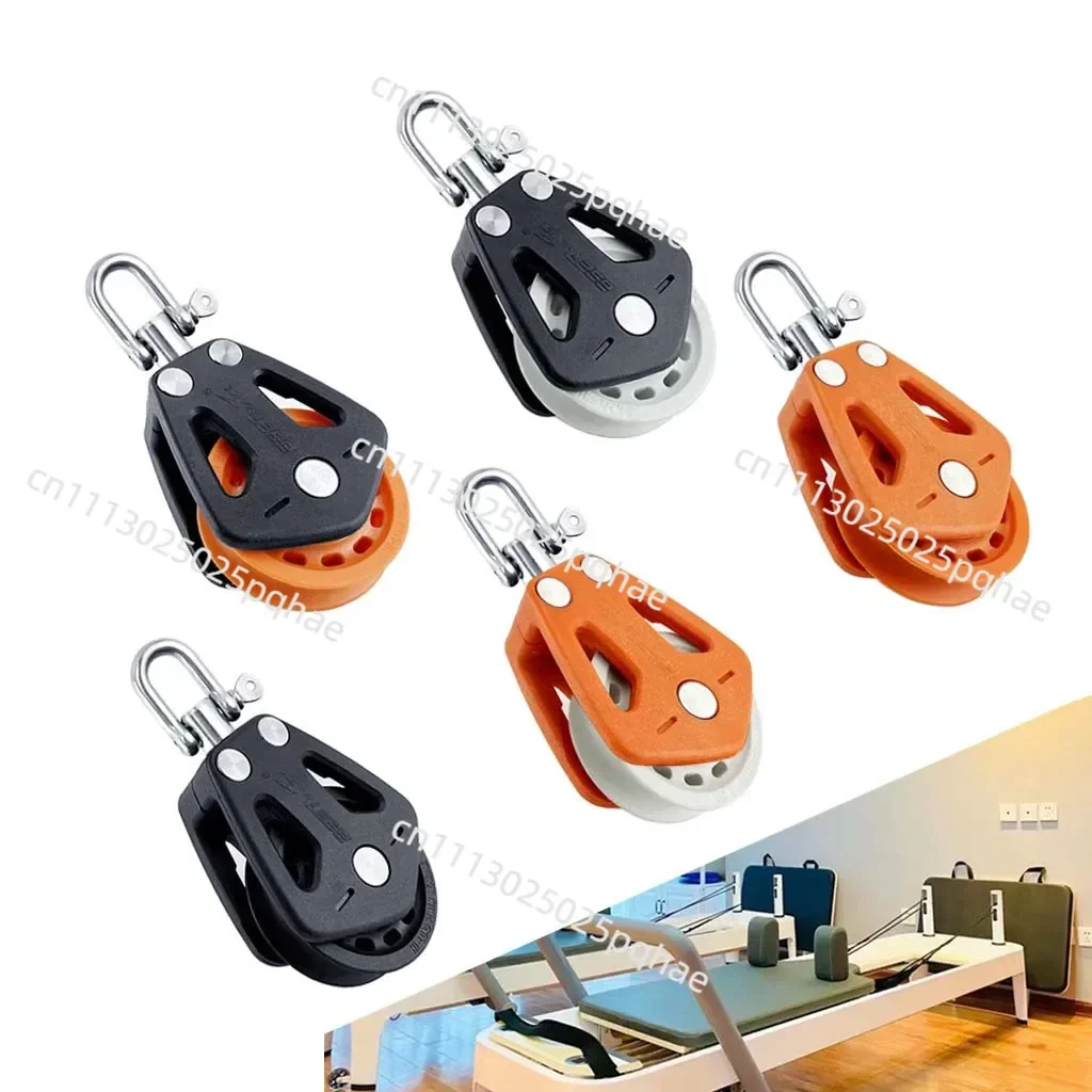 High Load Single Swivel Pulley Sheave Block Plain Bearing Rope Runner for Sailboat Marine Boat