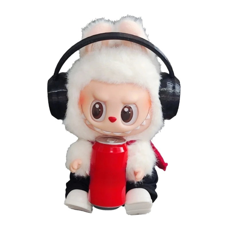 15/17cm 라부부 옷 DIY 액세서리 풀 천 콜라 행복 팩터 라부부 옷 새해 선물 인형 허리 가방