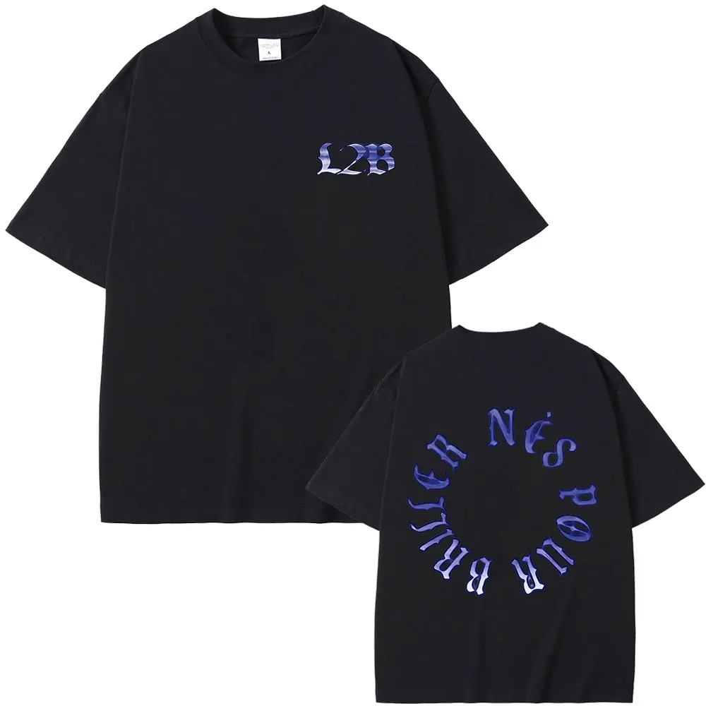 

Rapper L2B Nes Pour Briller Graphic T Shirt Men Women Hip Hop Fashion Pop Music T-shirt Male Casual Vintage Oversized T-shirts