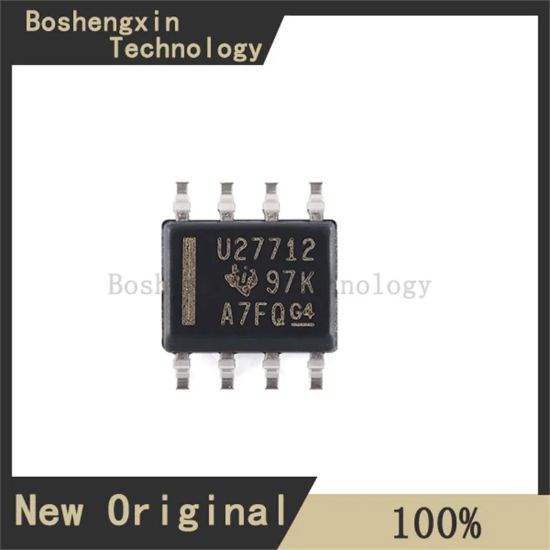 1Pcs UCC27712DR 620V high-side/low-side gate driver with 2.5A peak output and robust drive capability SOIC-8 UCC27712DR