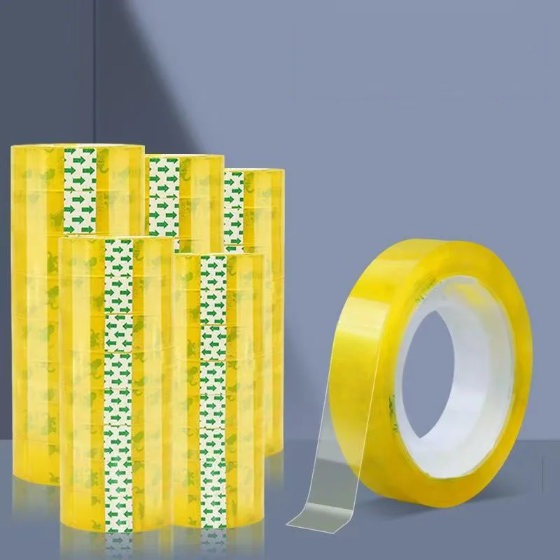 

6/12 Rolls 11mmx27M Transparent Stationery Invisible Sticky Clear Tape For Office Home School DIY Gift Wrap Sealing Packing Tape