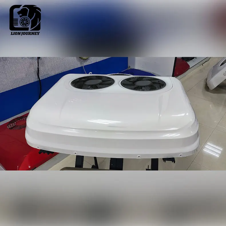 

Rooftop New Dual Fan Cooling Auto Air Conditioner 12v Parking Cooling Air Conditioner for Truck Rv Caravan