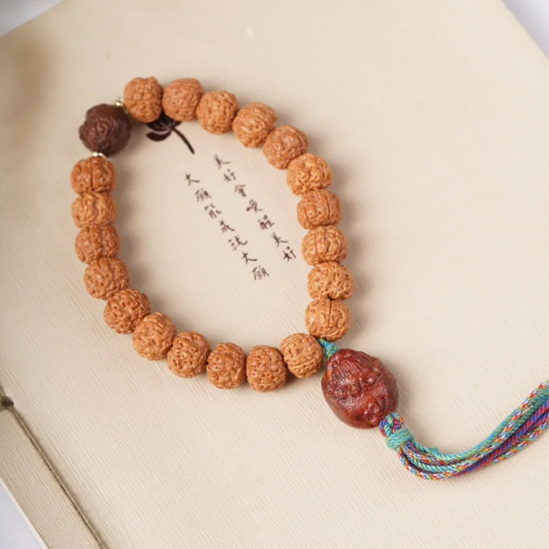 Nepal Natural Corpulent King KongDIYBodhi Seed Indonesia Chanting Buddha Beads Bracelet Holding String Men and Women Hand Toy Or