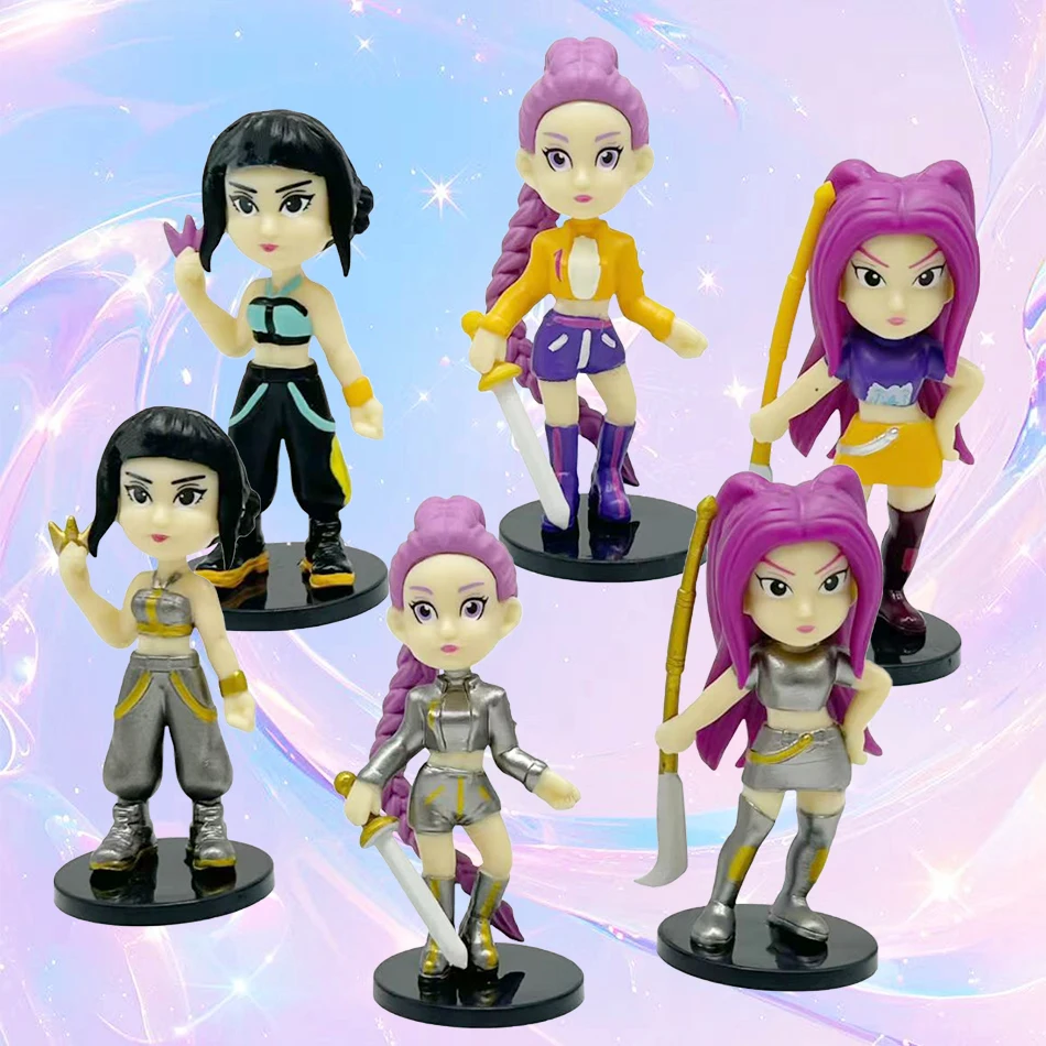 2026 Hot Anime KPop Devil Hunter poupée vinyle jouet Rumi Mira Zoi personnage vinyle masque boîte aveugle ornement jouet cadeau d'anniversaire