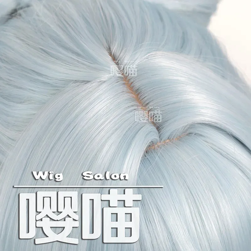 2025 aaa لعبة جينشين إمباكت يوميميميزوكي ميزوكي طويل أزرق مقاوم للحرارة شعر مستعار اصطناعي أنيمي شعر مستعار تأثيري s هالوين P