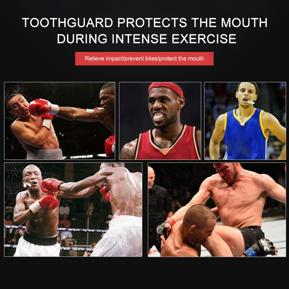 Professional Fighting Training Teeth Protector Kids Adults Sport Mouth Guard Basketball Mma Boxing Karate Mouthguard Tooth Brace