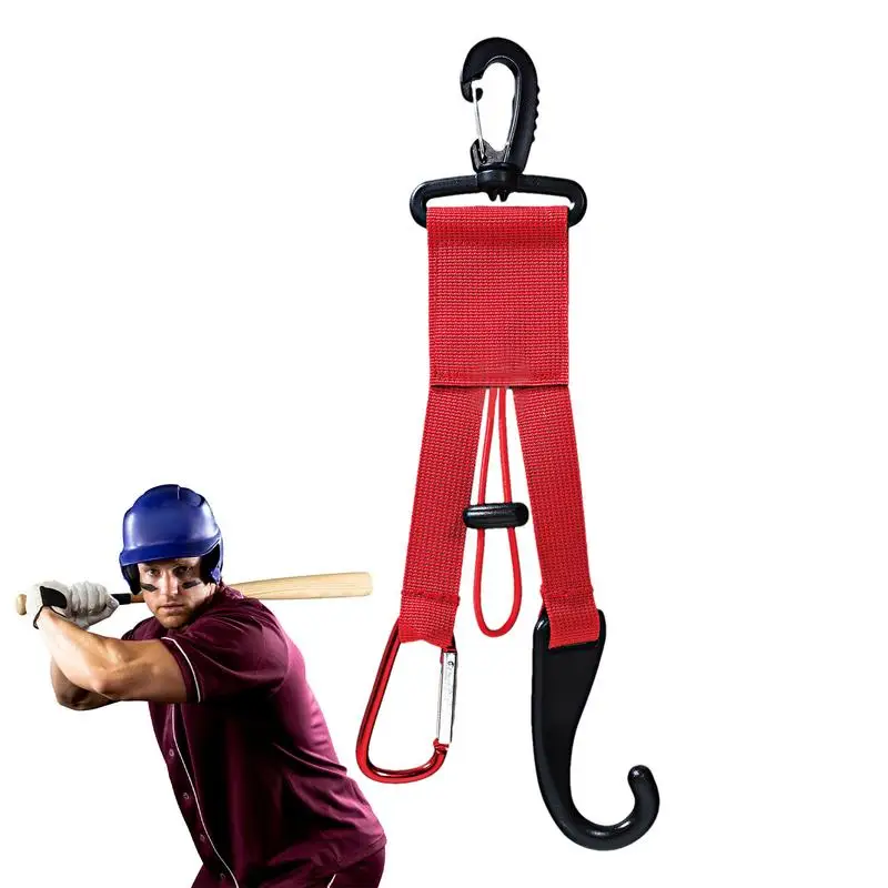 

Baseball Dugout Organizer Portable Bat Hangers 3-in-1 Baseball Gear Hook Gear Hanger For Bats Hats Gloves Backpack Sports