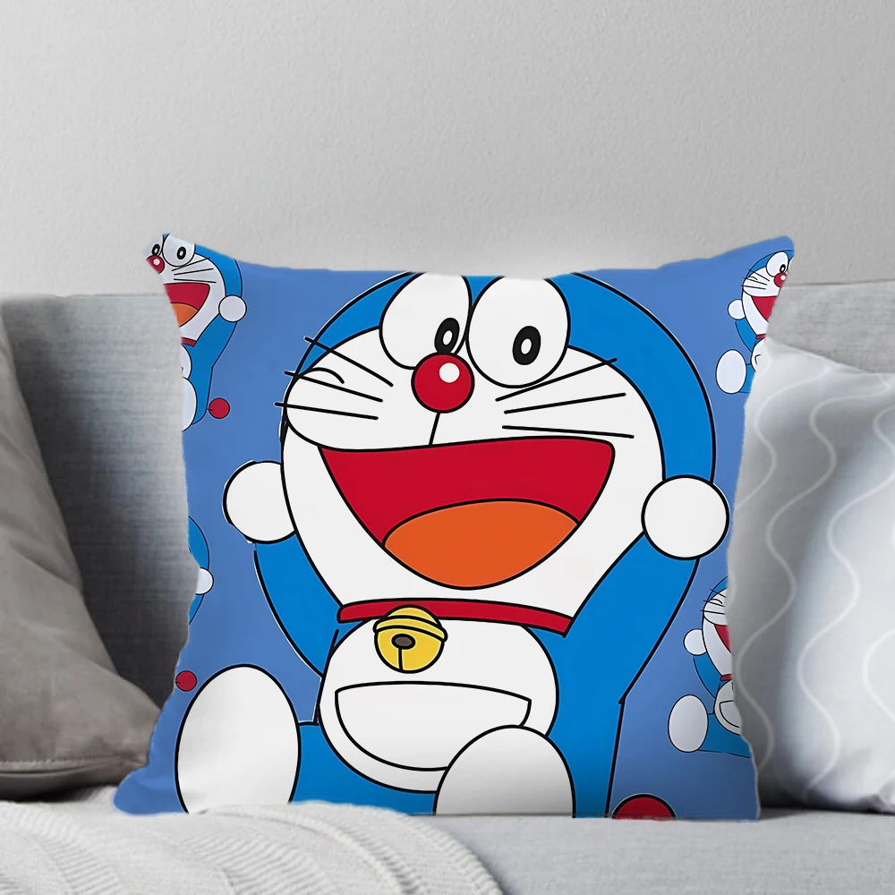 Kawaii Doraemons Pillow Cases Cartoon Anime Pillow Covers Cute Print Pillow Cases Bedroom Room Home Decoration Kid Birthday Gift