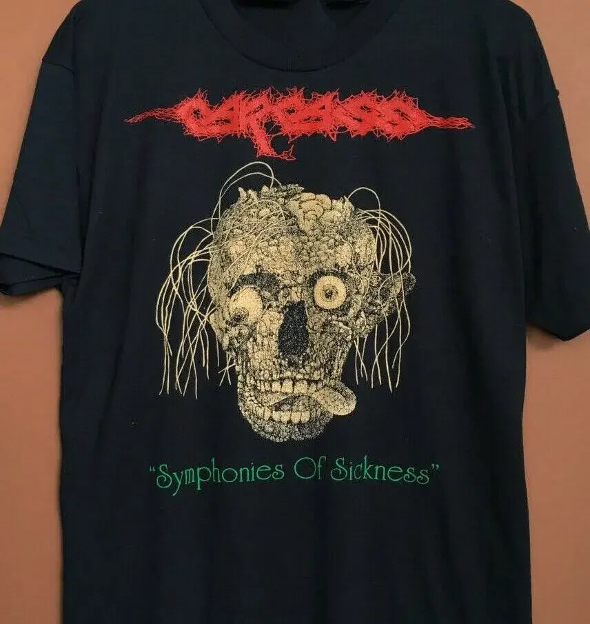 Carcass Symphonies Of Sickness For Fan Black All Size T Shirt Ah1105