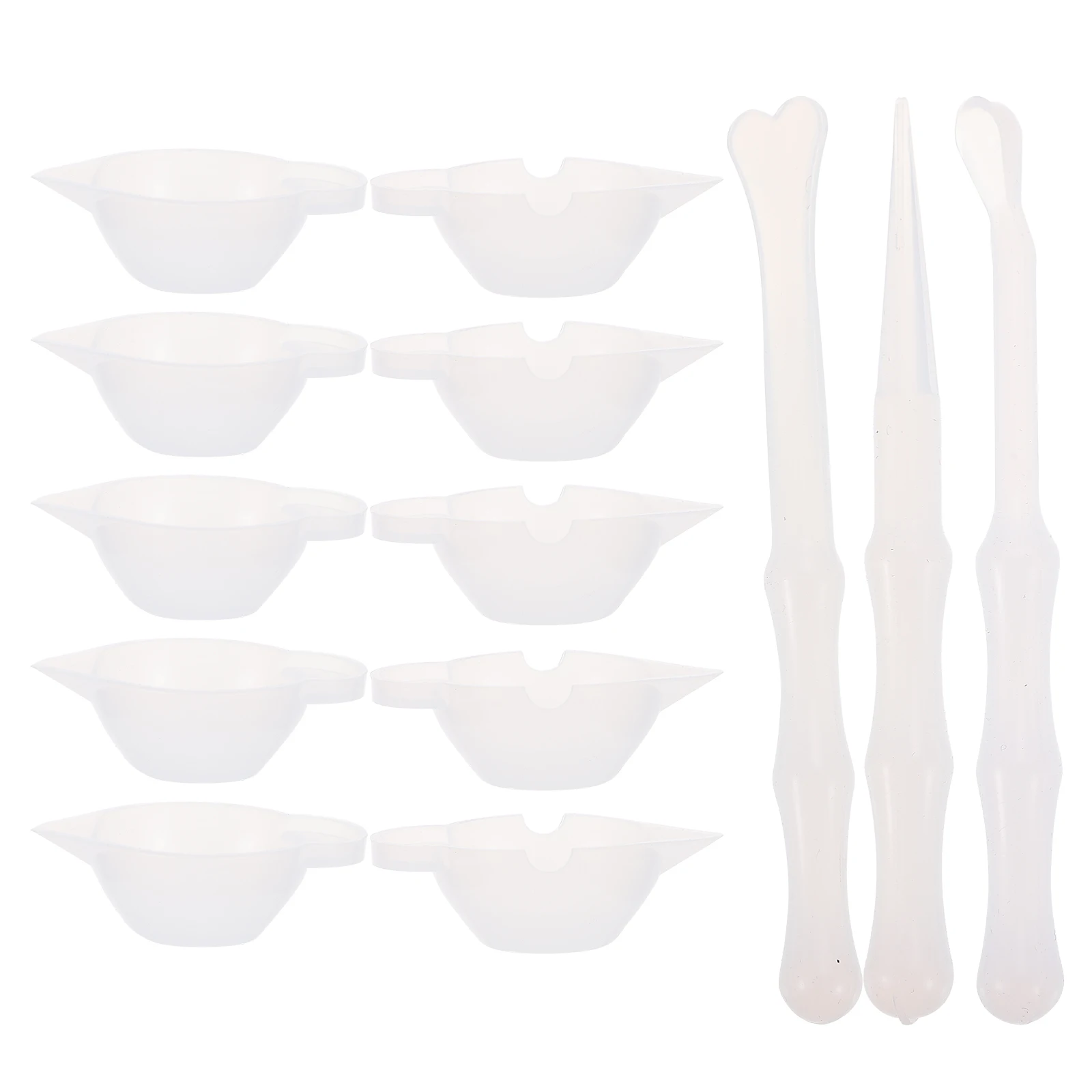 

1 set 1 Set Ofdiy Epoxy Mixing Tools Silicone Cups Stirring Sticks For Resin Craft Supplies Jewelry Making Bpa Free Durable Heat