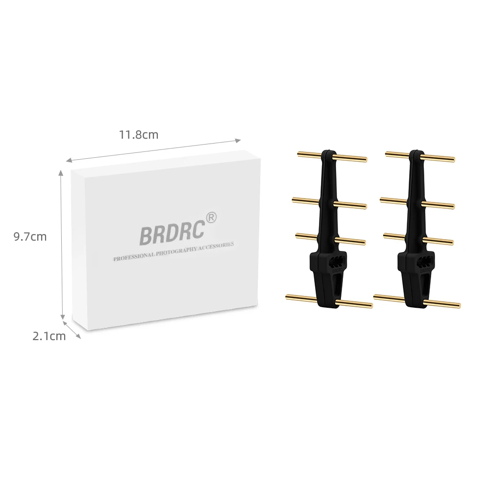 2 Pcs Antenna Yagi per Mavic 2/Mavic Mini/Pro/Phantom 4 Pro trasmettitore Controller Signal Booster Range Extender 2.4G accessorio