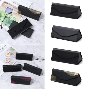 Waterproof Portable Black Folding Sun Glasses  Box Triangle Glasses Box Eyeglasses Accessories Eyeglasses Case